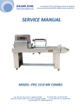 SERVICE MANUAL - Pro Pack Group