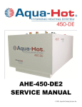 SERVICE MANUAL AHE-450-DE2 - Aqua