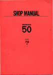 Honda P50 Shop Manual - Project Moped Manual