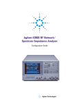 Agilent 4396B RF Network/ Spectrum/Impedance Analyzer