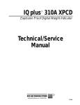 IQ plus&reg; 310A XPCD Technical/Service Manual