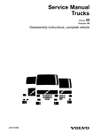 Disassembly instructions, complete vehicle