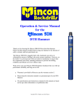 Operation & Service Manual for the DTH Hammer