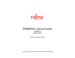 PRIMERGY Server Events - Fujitsu manual server