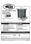OIL-LESS TURKEY FRYER Product Guide Model 08101480