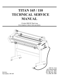 titan 165 / 110 technical service manual