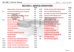 SECTION 3 - SERVICE OPERATIONS