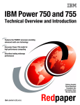 IBM Power 750 Technical Overview and Introduction