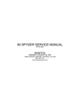 Manitou 1999 Spyder Service Manual