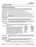 BF Series Service Manual