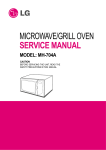 MICROWAVE/GRILL OVEN SERVICE MANUAL