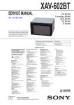 xav602bt service manual