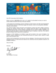 Dear FDIC International 2015 Exhibitors: Before you