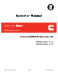 Owners Manual - AP Electric Generators