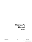 981-0176 ONAN MDKBH Marine Genset Operator`s manual (06