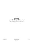 Model 994 Dual Counter/Timer Operating and Service Manual