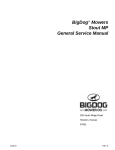 BigDog® Mowers Stout MP General Service Manual
