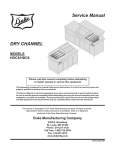 Service Manual DRY CHANNEL