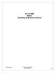 Model 425A Delay Operating and Service Manual