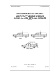 2003-04 LUVW Service Manual Supplement English