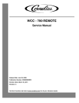 WCC-700 Service Manual [ 058047 ]