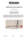 ROUSH Short Throw Shifter Kit
