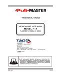 Model H12 Service Manual