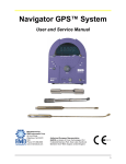Navigator GPS™ System User and Service Manual