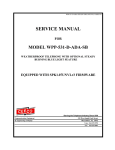 service manual for model wpp-531-d-ada-sb