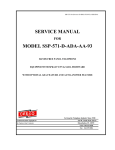 SERVICE MANUAL MODEL SSP-571-D-ADA-AA-93