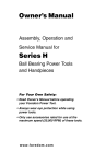 Series H Owners Manual