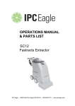 SC12 Operation Manual and Spare Parts List