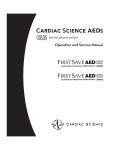 FirstSave AED G3 Operating Manual