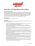 2014 OSCAAR Mods Rules & Procedures