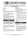 EMERGENCY HEADLAMP AND STROBE KIT - Harley