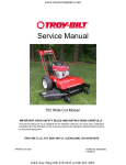 Service Manual - K&T Parts House Lawn Mower Parts & Chain Saw