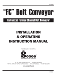 Formed Channel Belt Conveyors