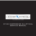 S7100 SuSpenSion elliptical SeRVice Manual