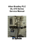 Allen Bradley PLC OL-470 Series Service Manual