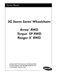 3G Storm Series® Wheelchairs Arrow® RWD Torque