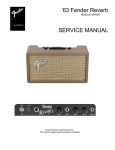 `63 Fender Reverb SERVICE MANUAL