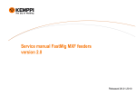 Service manual FastMig MXF feeders version 2.0
