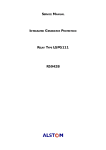 Alstom LGPG111 Service Manual