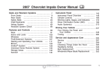 2007 Chevrolet Impala Owner Manual - Dealer e