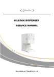 MILKPAK DISPENSER SERVICE MANUAL