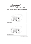 Stryker 40L High Flow Insufflator Manual