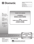 Dometic 9100 Power Awning Manual