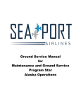 Ground Service Manual for Maintenance and Ground Service