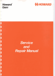 Service and Repair Manual
