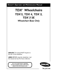 TDX® Wheelchairs